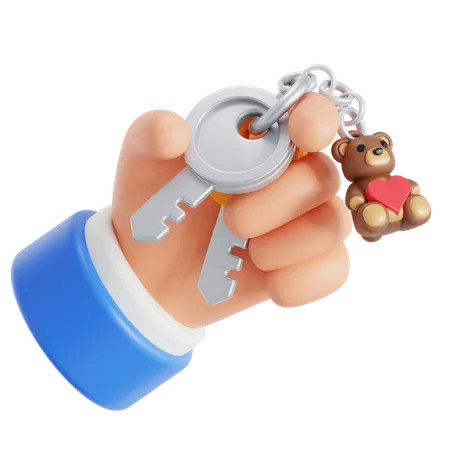 Handing key  3D Icon