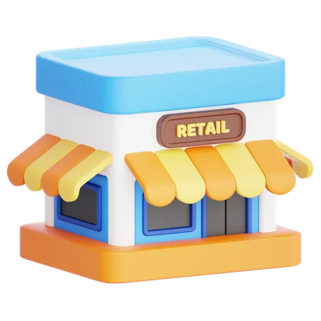 Einzelhändler  3D Icon