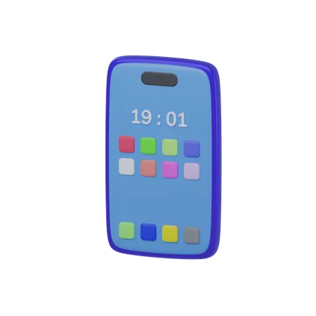 Handphone  3D Icon