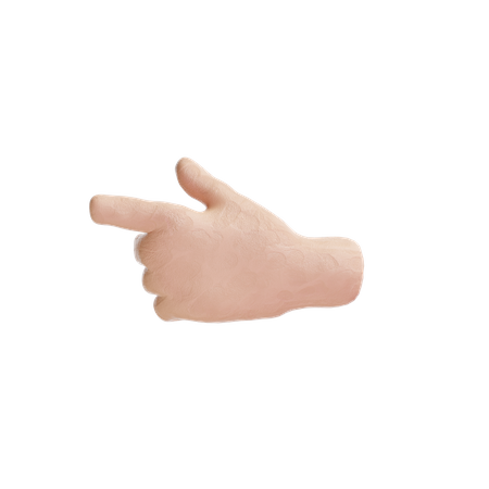 Handpunkt  3D Icon