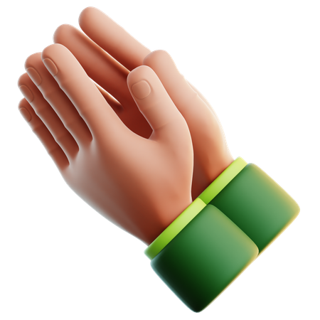 Hands Apologize  3D Icon