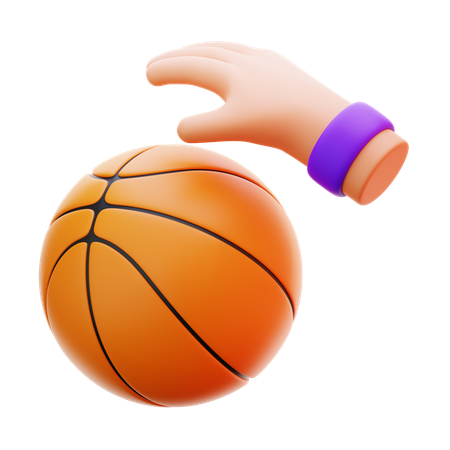 Hands Driving The Ball  3D Icon