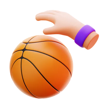 Hands Driving The Ball  3D Icon