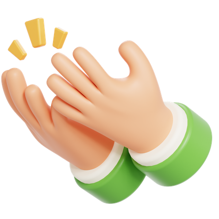 Hands praying  3D Icon