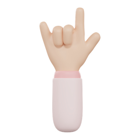 Hands Up  3D Icon