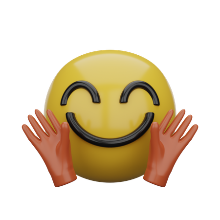 Hands Up Emoji  3D Emoji