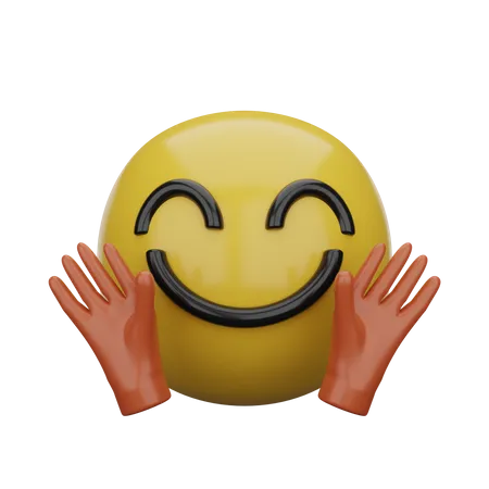 Hands Up Emoji  3D Illustration