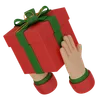 Hands With Gift Box
