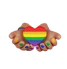 Hands With Lgbt Heart