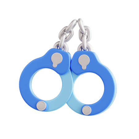 Handschelle  3D Icon