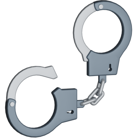 Handschellen  3D Icon