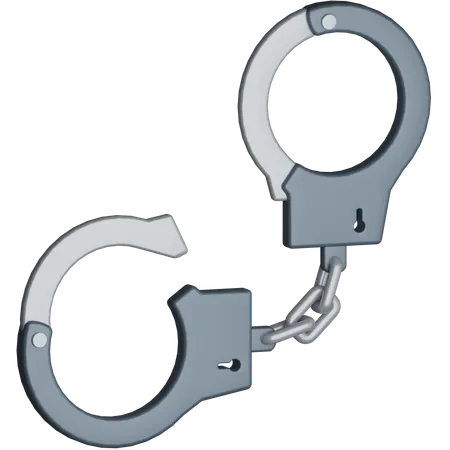 Handschellen  3D Icon