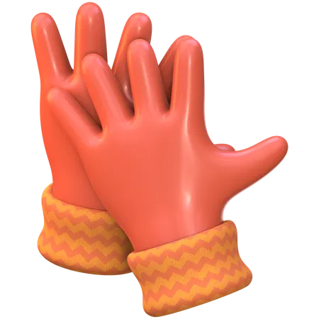 Handschuhe  3D Icon