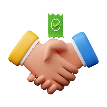 Handshake Download This Item Now 3D Icon