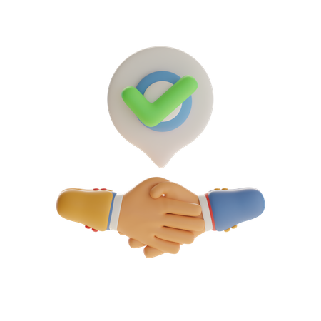 Handshake  3D Icon