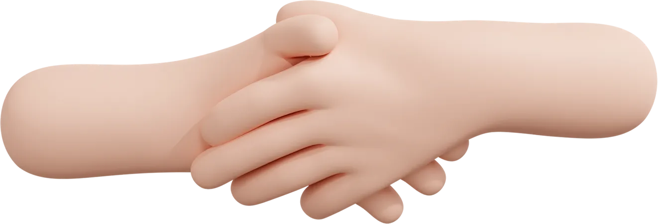 Handshake  3D Illustration