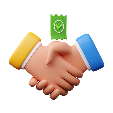 Handshake  3D Icon