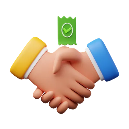 Handshake  3D Icon