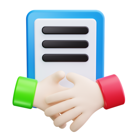 Handshake  3D Icon