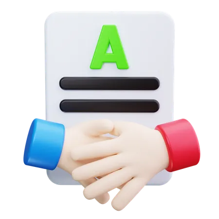 Handshake  3D Icon