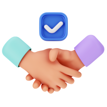Handshake  3D Icon