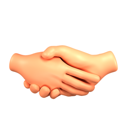 Handshake  3D Illustration