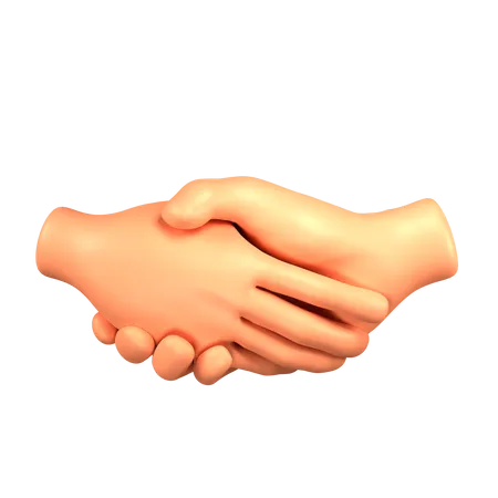 Handshake  3D Illustration