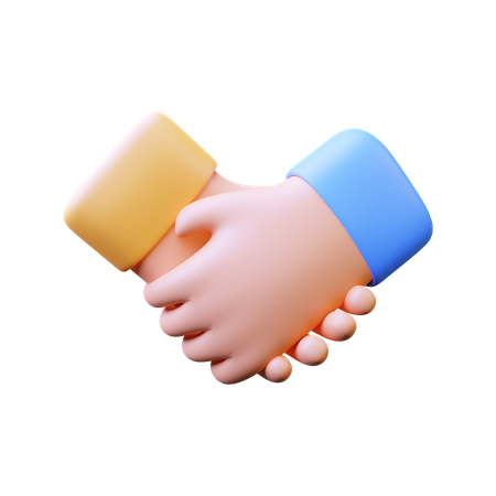 Handshake  3D Illustration