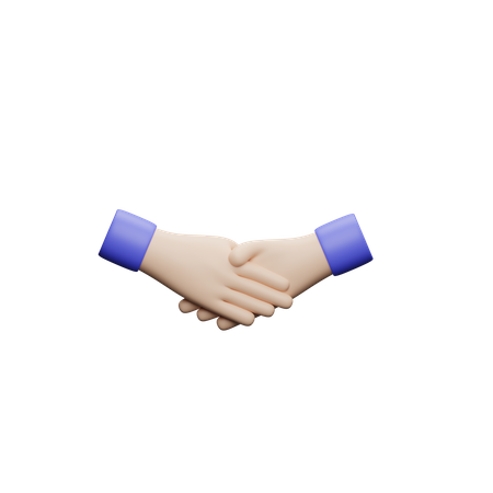 Handshake  3D Illustration