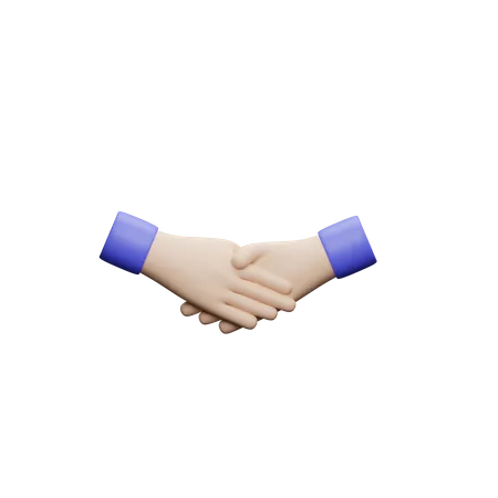 Handshake  3D Illustration