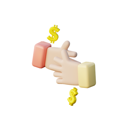 Handshake 3D Illustration