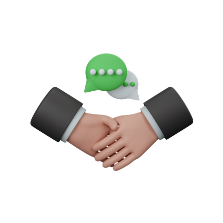Handshake 3D Icon