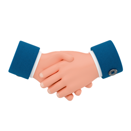 Handshake Gesture  3D Icon