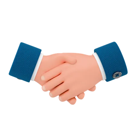 Handshake Gesture  3D Icon