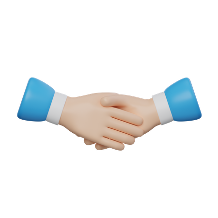 Handshake Gesture  3D Icon