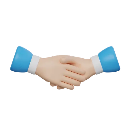 Handshake Gesture  3D Icon