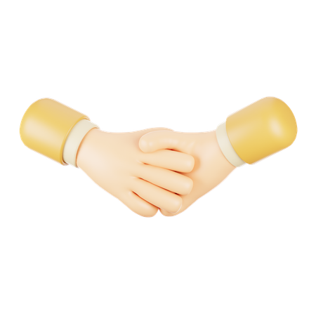 Handshake Gesture  3D Icon