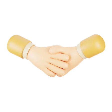 Handshake Gesture  3D Icon