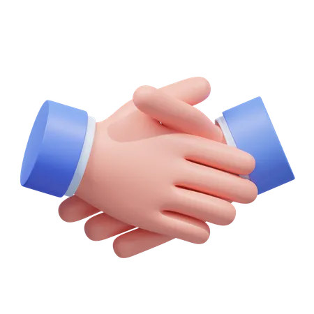 Handshake Gesture  3D Icon