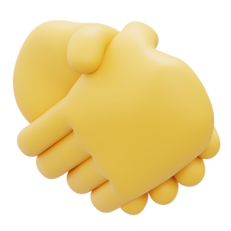 Handshake Gesture  3D Icon