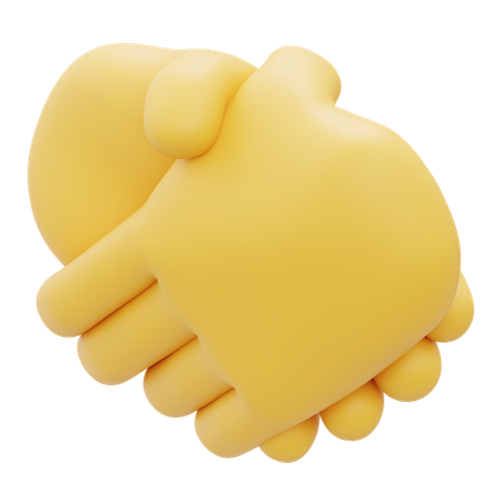 Handshake Gesture  3D Icon