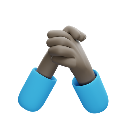 Handshake Gesture  3D Icon