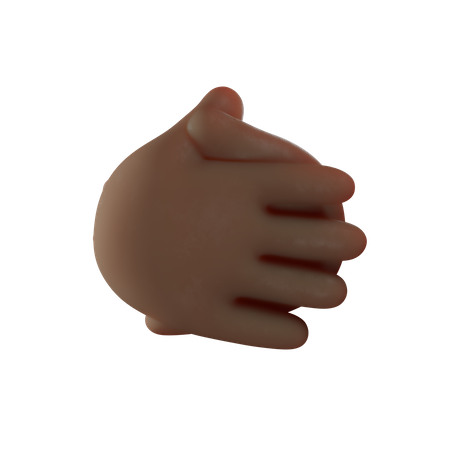 Handshake Hand Gesture  3D Illustration