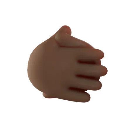 Handshake Hand Gesture  3D Illustration