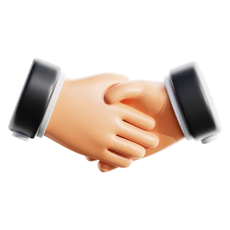 Handshake Hand Gestures  3D Icon