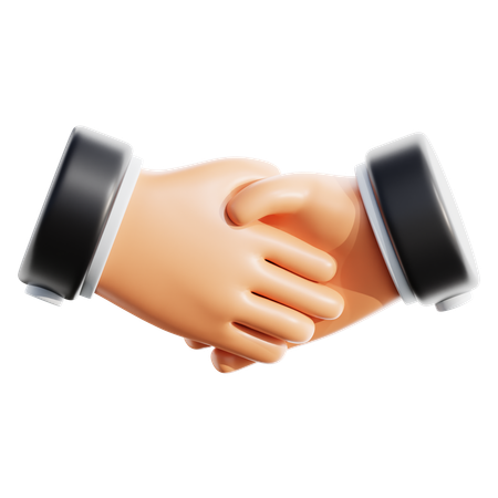 Handshake Hand Gestures  3D Icon