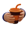 Handsholding Coffee Cup