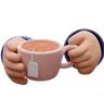 Handsholding Tea Mug