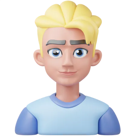 Handsome Boy  3D Icon