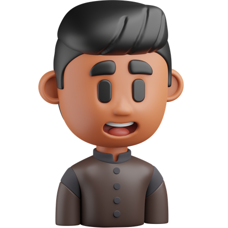 Handsome Boy  3D Icon